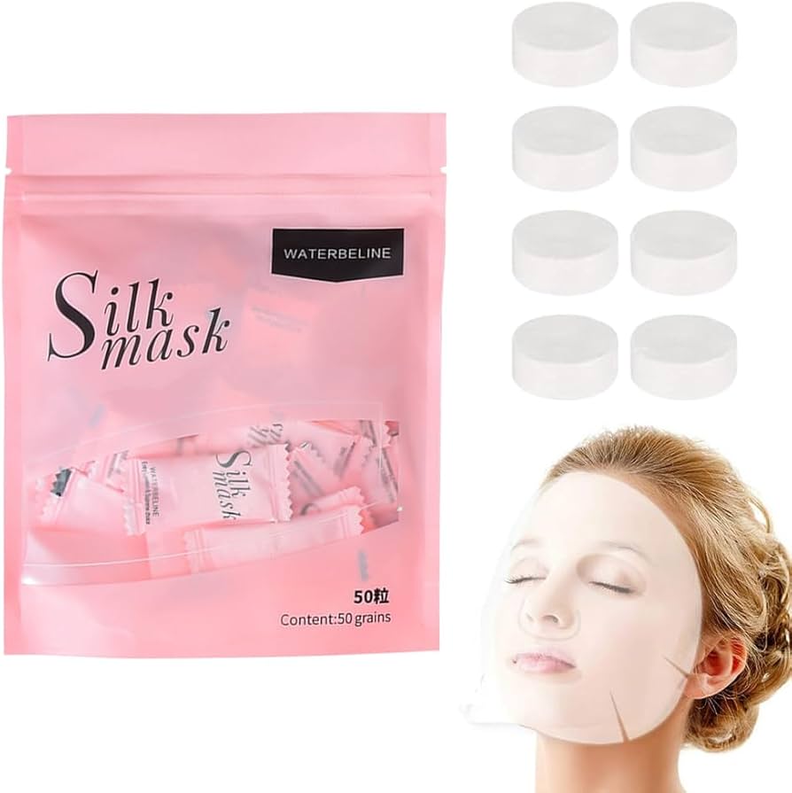 AquaPress DIY - suspaustos lakštinės veido kaukės