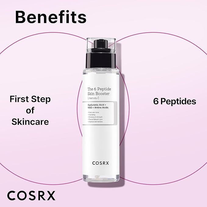 THE 6 PEPTIDE SKIN BOOSTER SERUM - 6 peptidų odos stiprinimo serumas 150ML