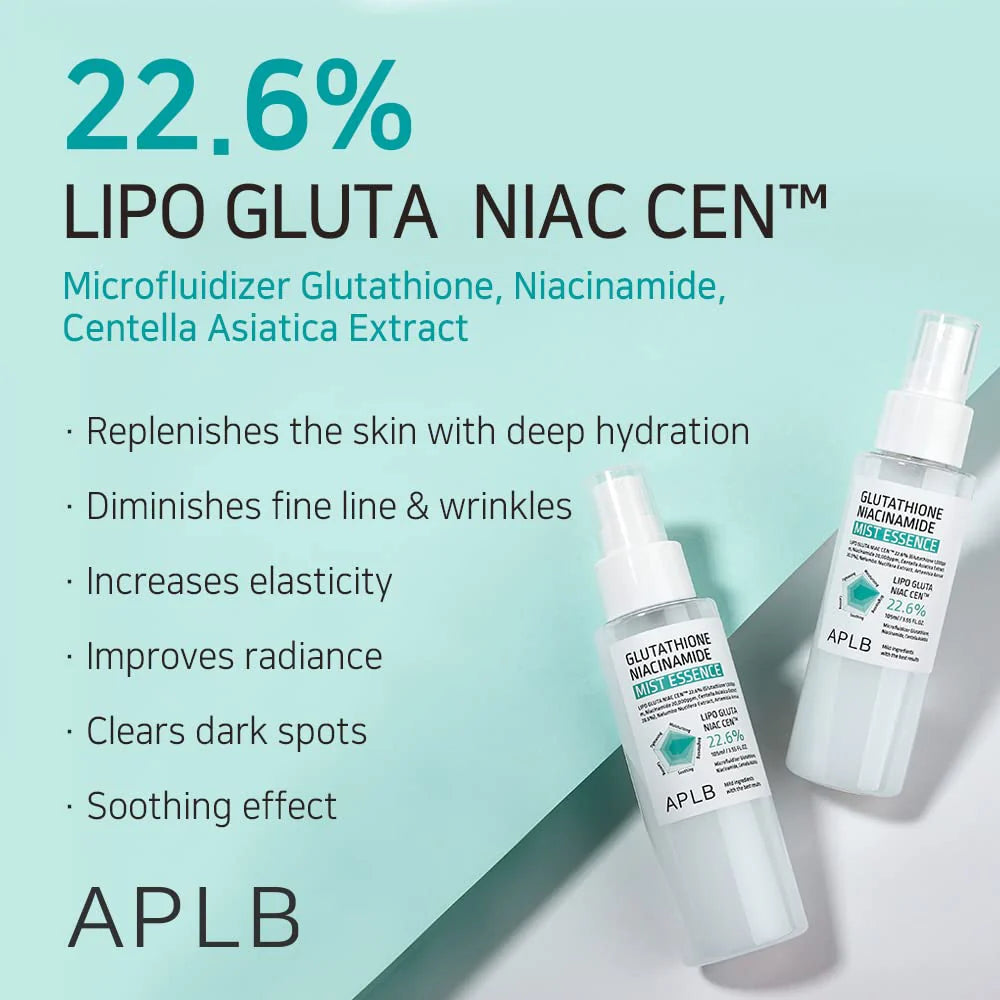 Glutathione Niacinamide Mist Essence - Glutationo ir niacinamido dulksna