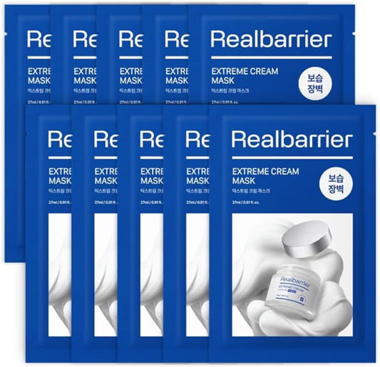 Real Barrier Extreme Cream Mask intensyviai drėkinanti lakštinė kreminė veido kaukė