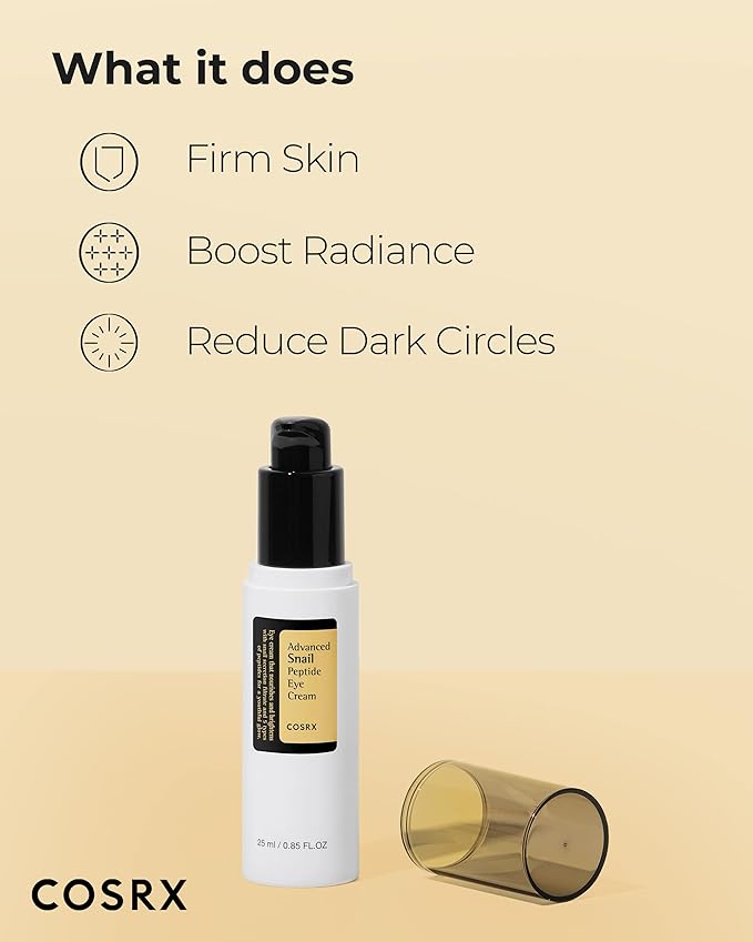 ADVANCED SNAIL PEPTIDE EYE CREAM - paakių kremas su sraigiu mucinu