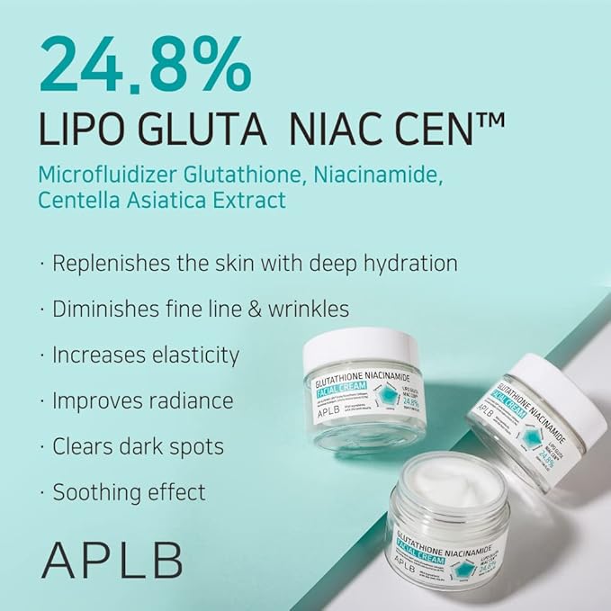 GLUTATHIONE NIACINAMIDE FACIAL CREAM - glutationo ir niacinamido kremas 55ML
