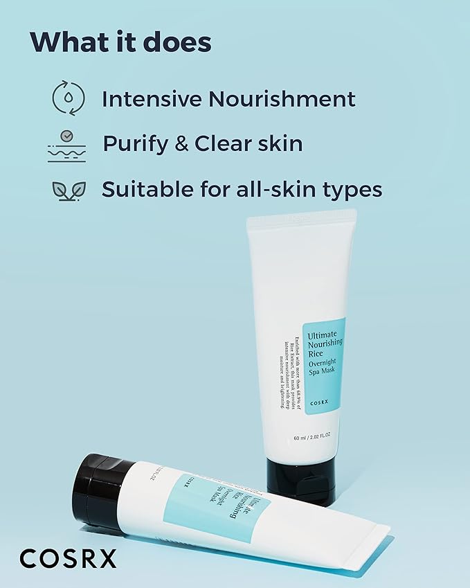 ULTIMATE NOURISHING RICE OVERNIGHT SPA MASK - maitinama naktinė ryžių kaukė
