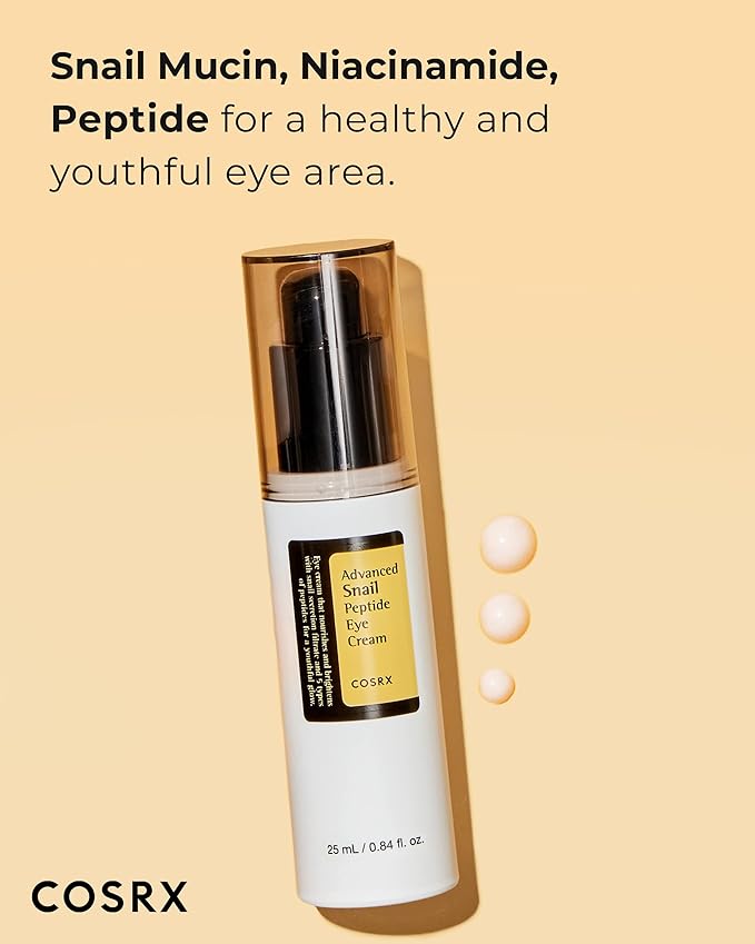 ADVANCED SNAIL PEPTIDE EYE CREAM - paakių kremas su sraigiu mucinu