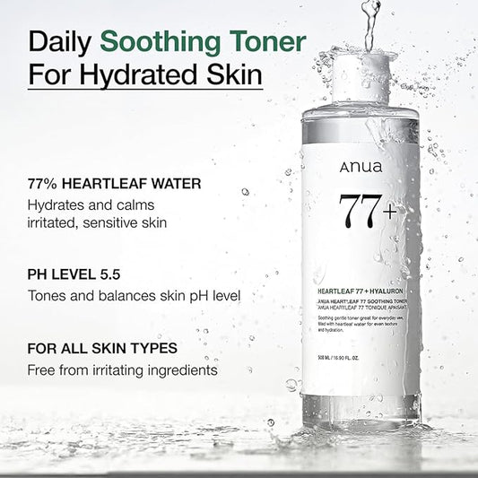 Anua Heartleaf 77% Soothing Toner veido toneris