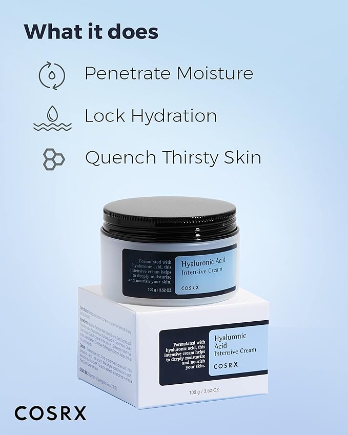 HYALURONIC ACID INTENSIVE CREAM - intensyviai drėkinantis kremas su hialurono rūgštimi