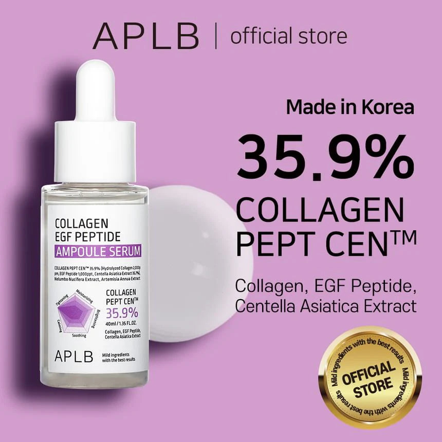 COLLAGEN EGF PEPTIDE AMPOULE SERUM - Kolageno, EGF ir peptidų serumas 40ML