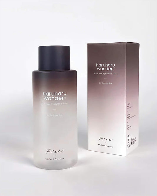 HARUHARU WONDER BLACK RICE HYALURONIC TONER FREE OF ALCOHOL FRAGRANCE - juodųjų ryžių ir hialurono tonikas