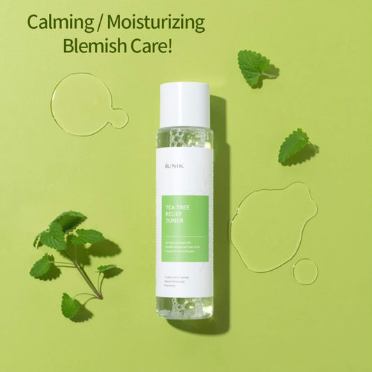 iUNIK Tea Tree Relief Toner raminamasis veido toneris/tonikas