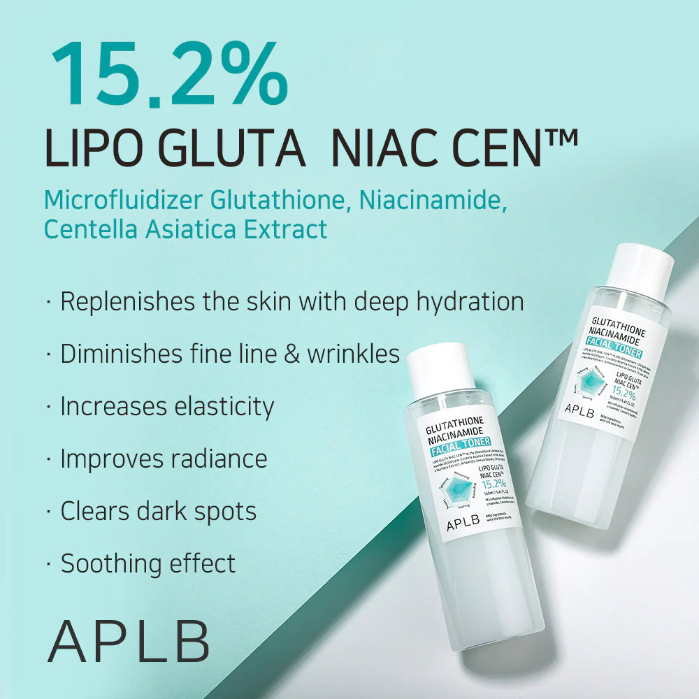 GLUTATHIONE NIACINAMIDE FACIAL TONER - glutationo ir niacinamido tonikas 160ML