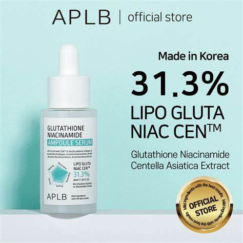 Glutathione Niacinamide Ampoule Serum - Glutationo ir niacinamido veido serumas 40ml