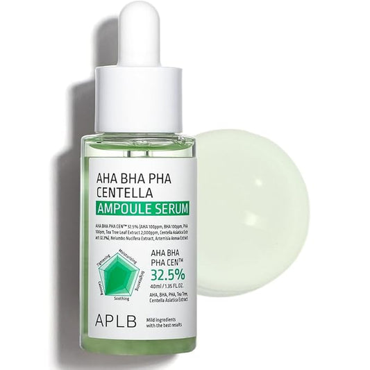 AHA BHA PHA CENTELLA AMPOULE SERUM - lakštinė kaukė su AHA, BHA ir PHA rūgštimis 40ML