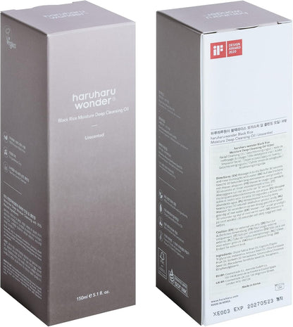 Haruharu Wonder Black Rice Moisture Deep Cleansing Oil