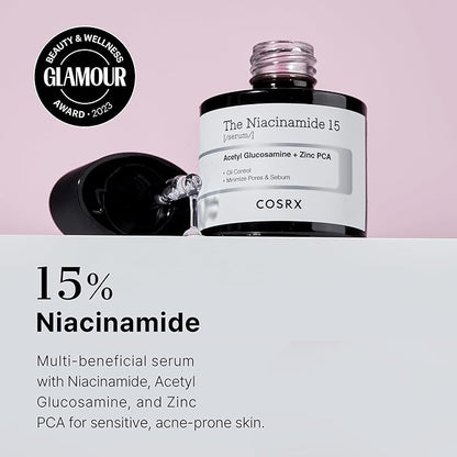 THE NIACINAMIDE 15 SERUM  - Didelės koncentracijos niacinamido serumas 20ML
