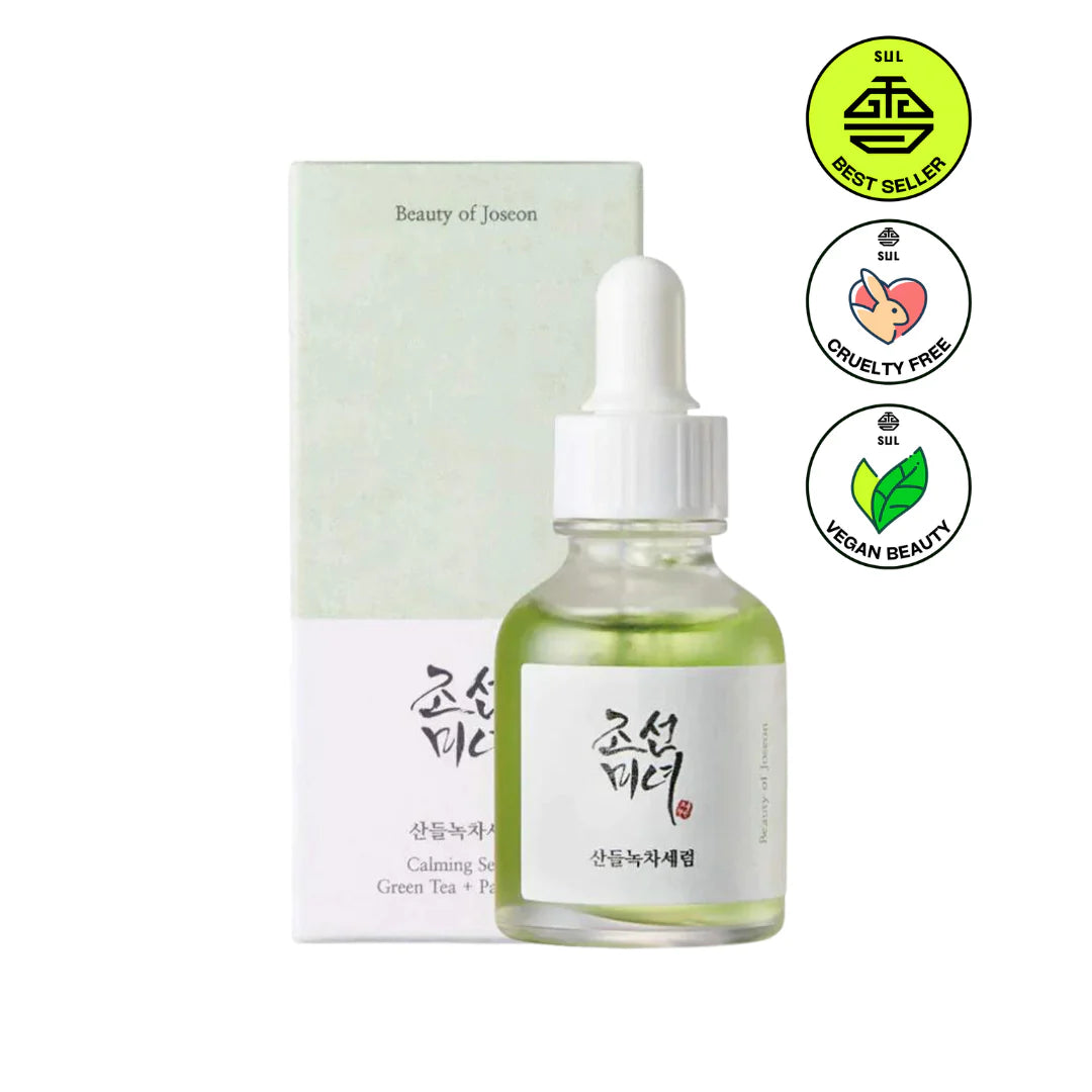 Beauty of Joseon Calming Serum Green tea + Phanthenol raminamasis veido serumas