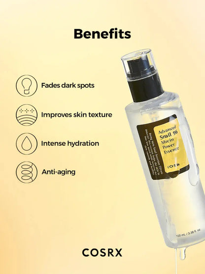 Advanced Snail 96 Mucin Power Essence veido esencija su sraigių mucinu