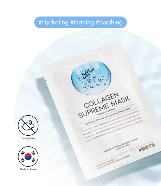 Collagen Supreme - kolageno lakštinė veido kaukė
