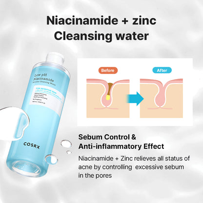 COSRX - LOW PH NIACINAMIDE MICELLAR CLEANSING WATER