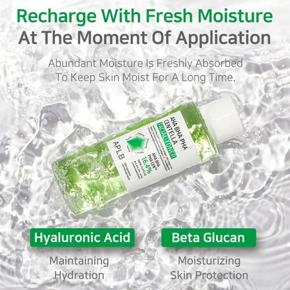 AHA BHA PHA CENTELLA FACIAL TONER - Veido Tonikas su AHA, BHA, PHA ir Centelės Ekstraktu 160ML