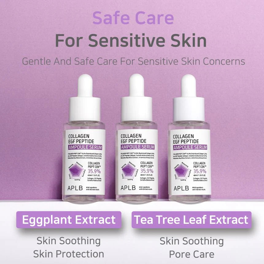 COLLAGEN EGF PEPTIDE AMPOULE SERUM - Kolageno, EGF ir peptidų serumas 40ML