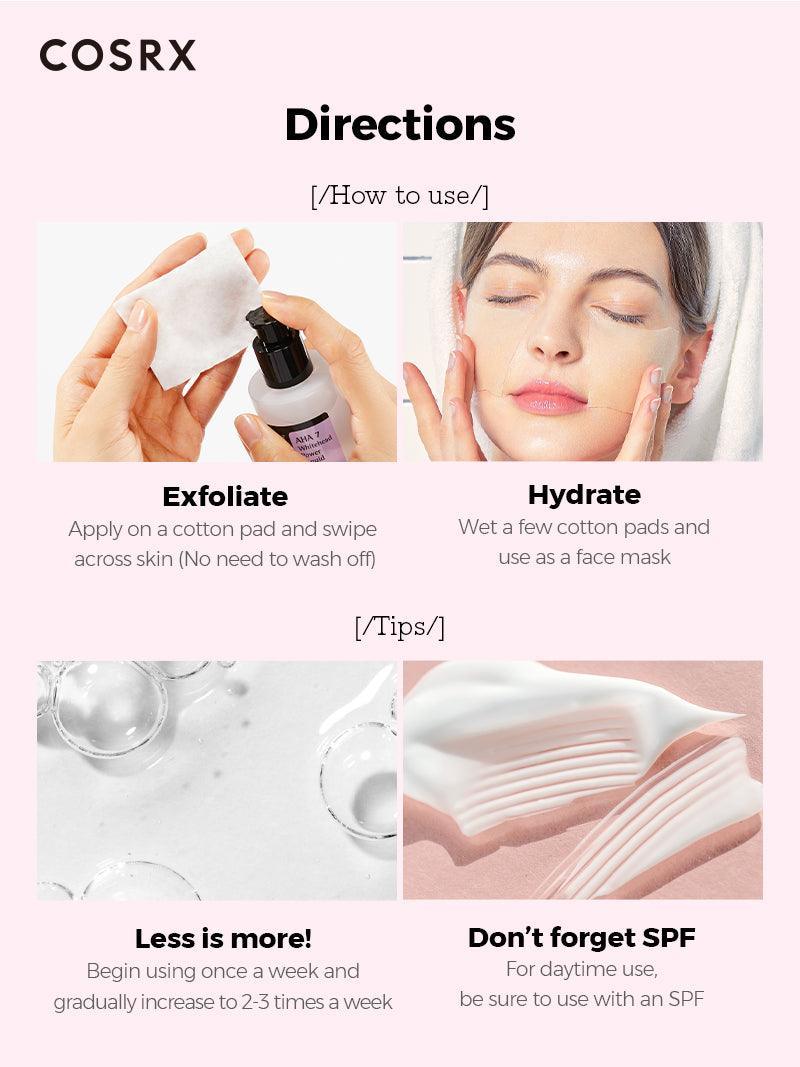 AHA 7 WHITEHEAD POWER LIQUID - eksfolijuojanti priemonė su AHA rūgštimis
