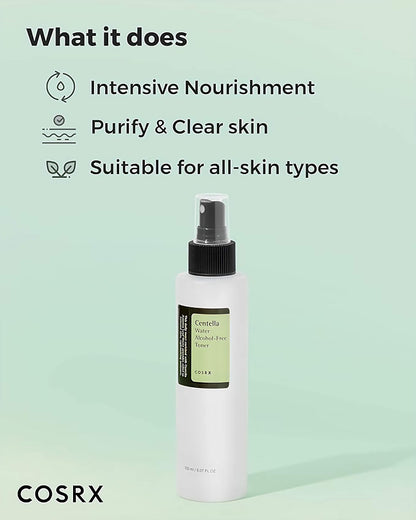 CENTELLA WATER ALCOHOL-FREE TONER – raminantis ir drėkinantis veido tonikas