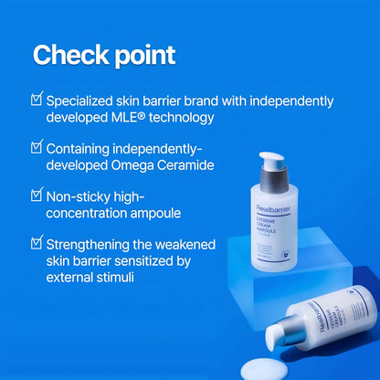 EXTREME CREAM AMPOULE – Intensyviai drėkinanti ir odos barjerą stiprinanti ampulė