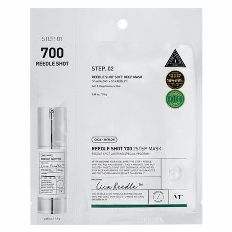 VT Cosmetics - Reedle Shot 700 2 Step Mask - 2 žingsniu kaukė