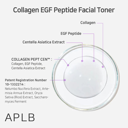 COLLAGEN EGF PEPTIDE FACIAL TONER - Kolageno, EGF ir peptidų tonikas 160ML
