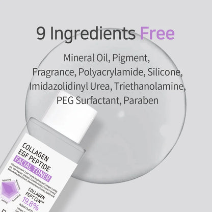 COLLAGEN EGF PEPTIDE FACIAL TONER - Kolageno, EGF ir peptidų tonikas 160ML